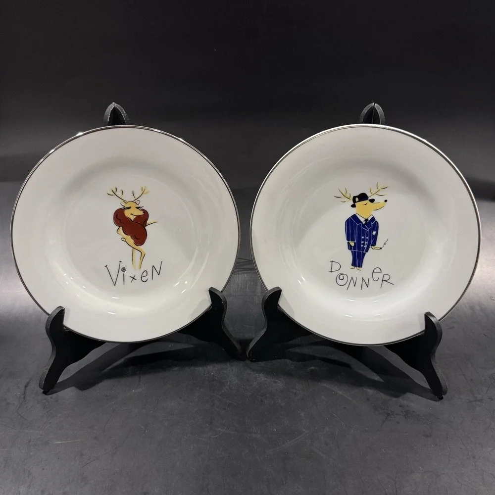 Pottery‎ Barn Retired Reindeer 8.5